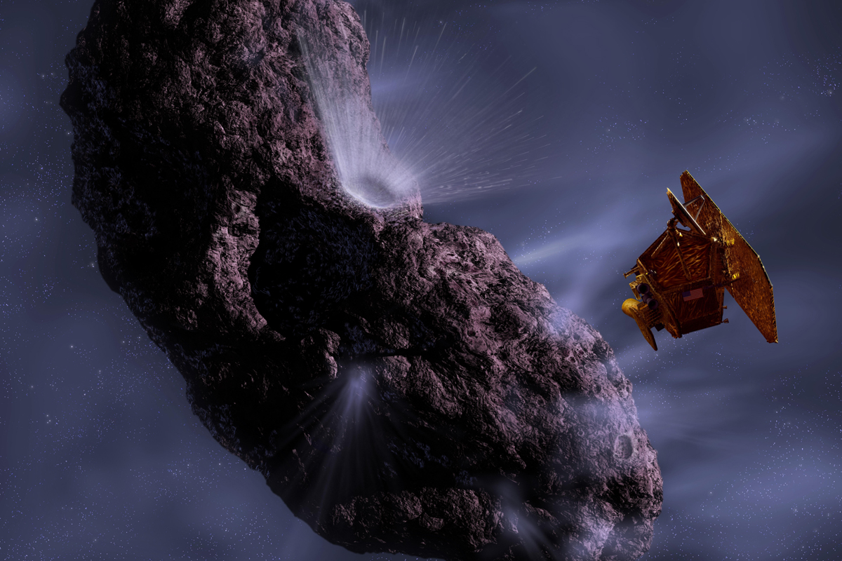 зустріч зонду Deep Impact з ядром комети Темпеля 1